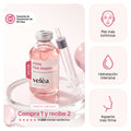 Velèa Pink Vitamin Serum energizante con PDRN y vitamina B12