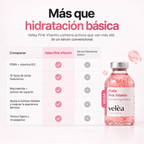 Velèa Pink Vitamin Serum energizante con PDRN y vitamina B12